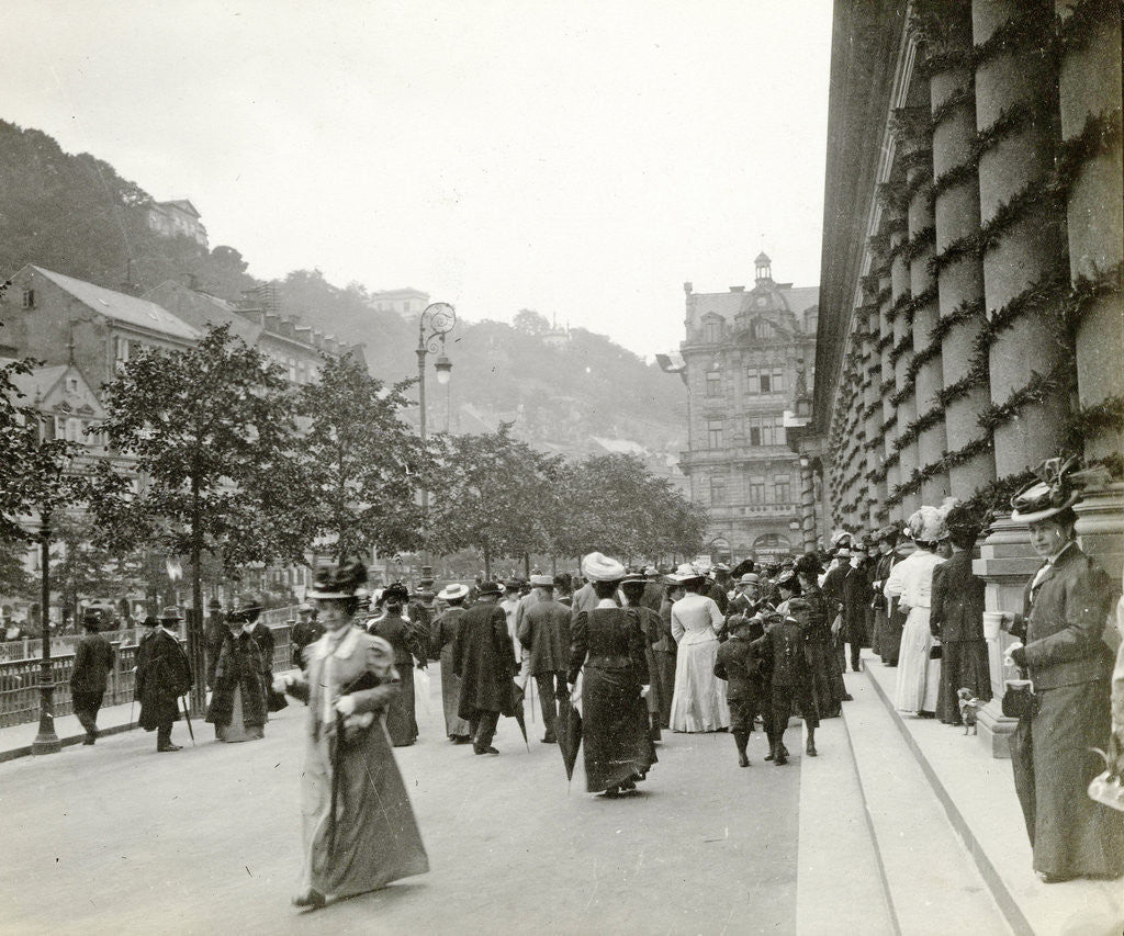 Detail of View in a city by Anonymous