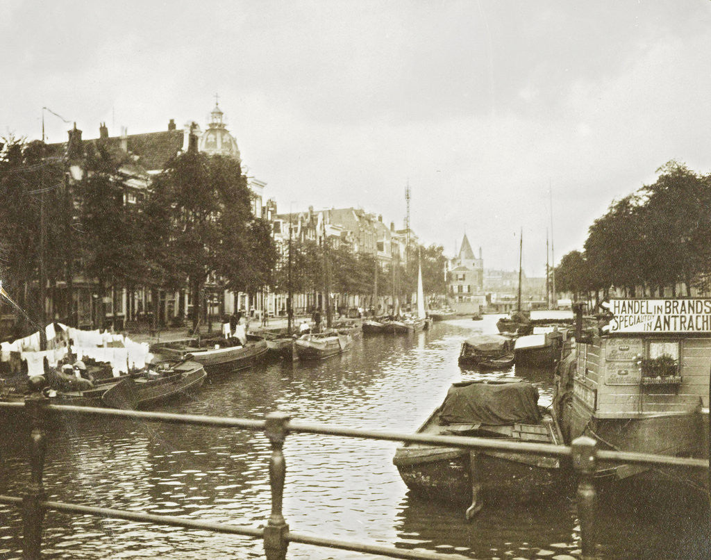 Detail of Sight over the Geldersekade, Amsterdam by Anonymous