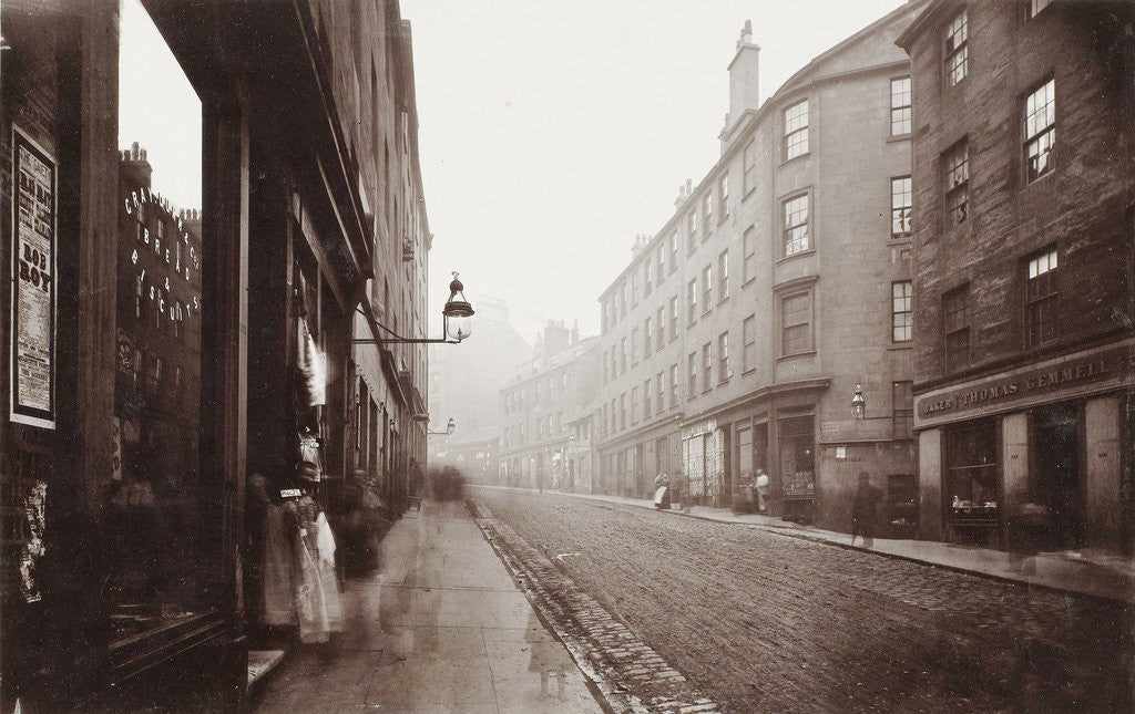 Detail of Street in Glasgow by Thomas Annan