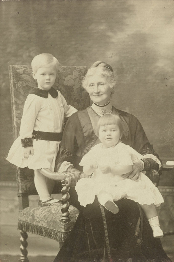 Detail of Portrait of Grandma Boelen Henk and Eve by Anonymous