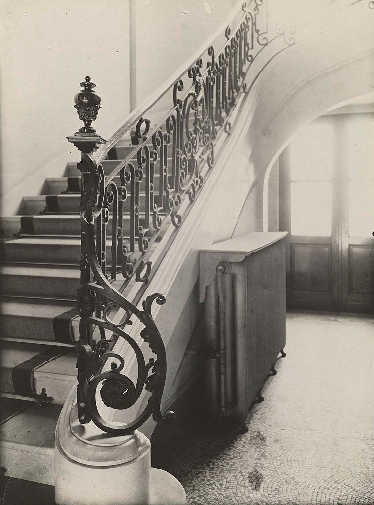 Detail of Interior with stairs by Anonymous