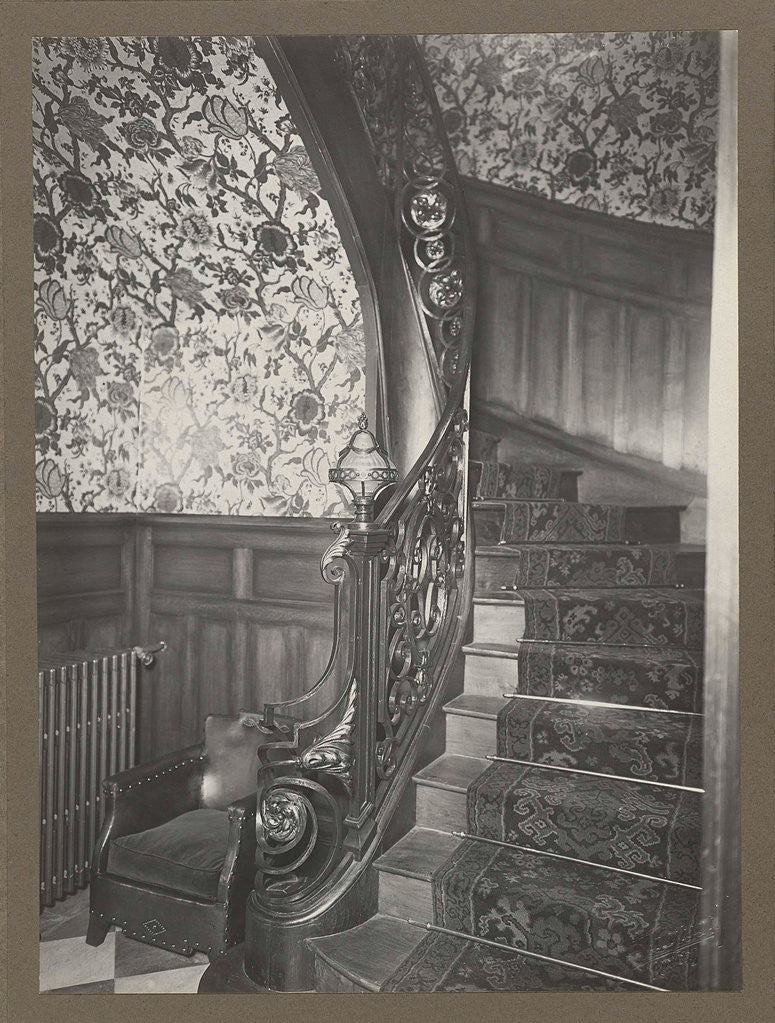 Detail of Interior with stairs by Anonymous