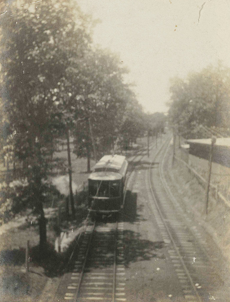 Detail of Tram in or near Louisiana by Anonymous
