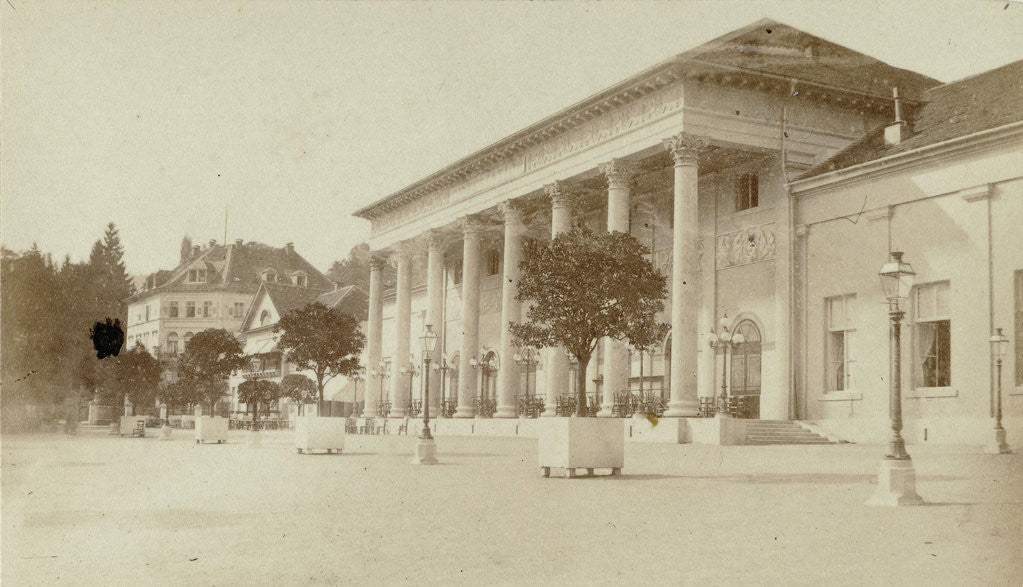 Detail of Square in unfamiliar city, France by Anonymous