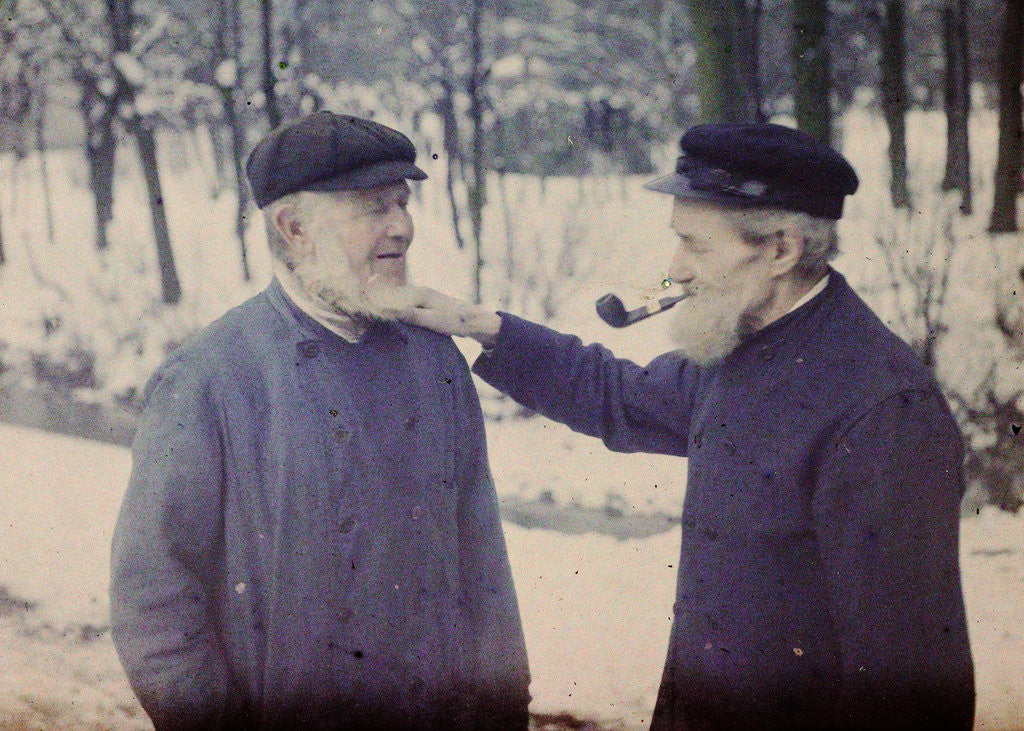 Detail of Two farmers, Rotterdam by Sebastiaan Alphonse Van Besten