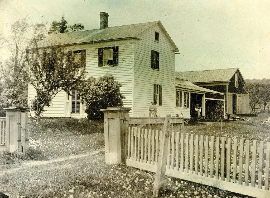 Detail of Wooden house in Allegany County, Maryland by Anonymous