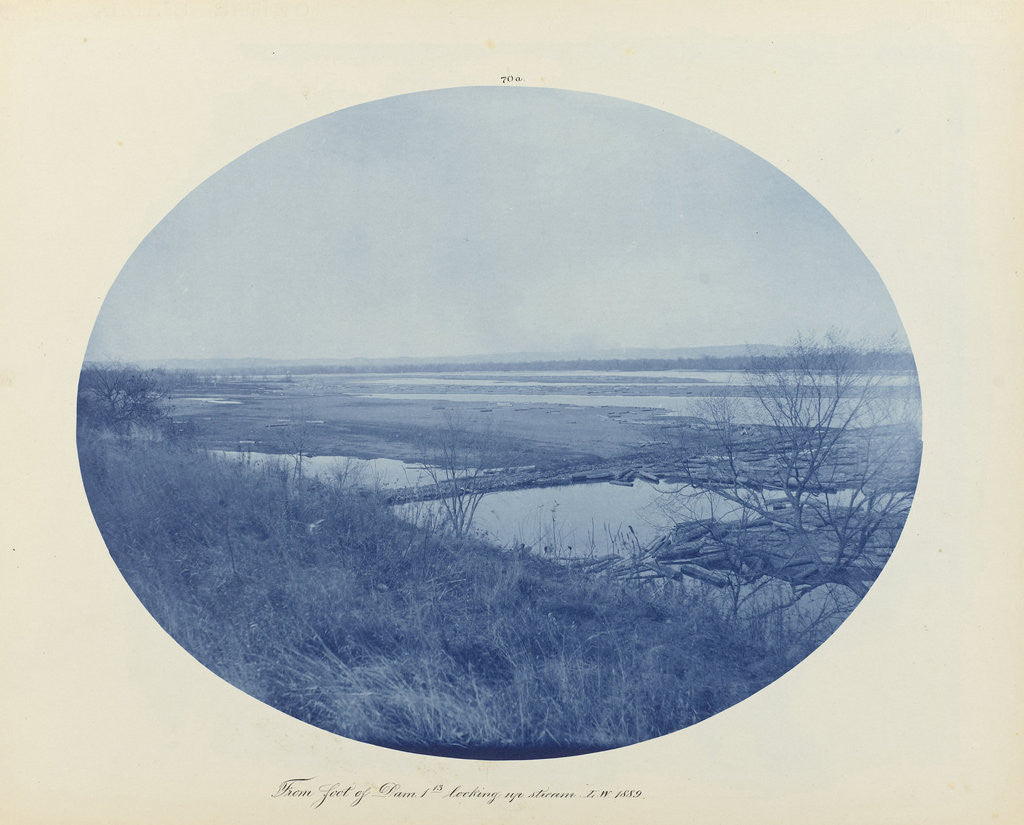 Detail of View of the Mississippi from the base of a dam by Peter Henry Bosse