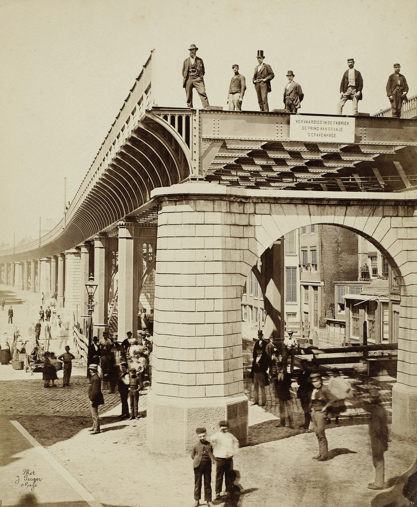 Detail of Binnenrotte, July, Rotterdam, 1874 by Julius Perger