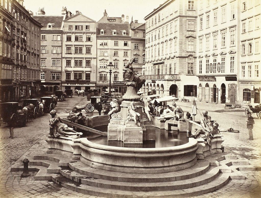 Detail of Der neue Market by Miethke & Wawra
