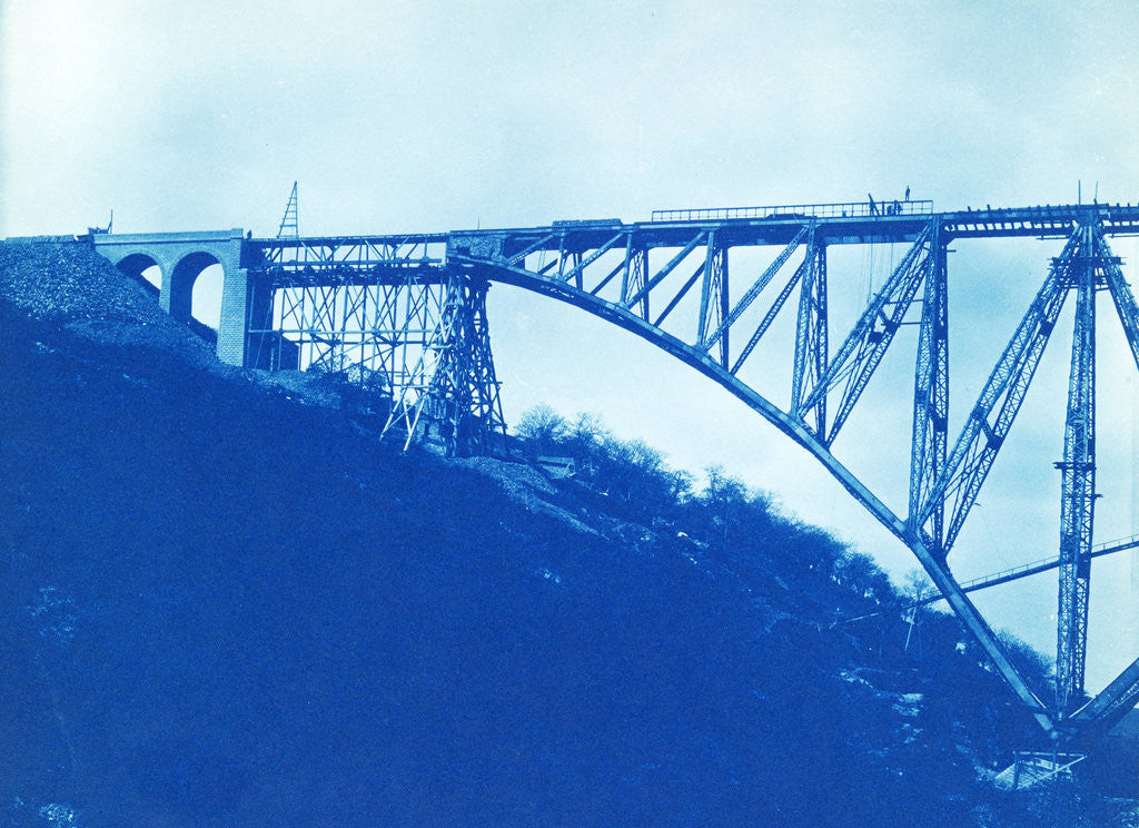 Detail of The Construction of the Viaur Viaduct by Anonymous
