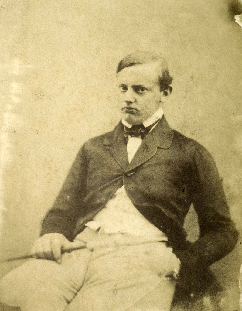 Detail of Portrait man by Alois Löcherer