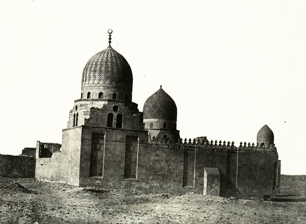 Detail of Tombs of the Mamelukes, Cairo, Maxime Du Camp, Louis-Désiré Blanquart-Evrard by Gide et J. Baudry