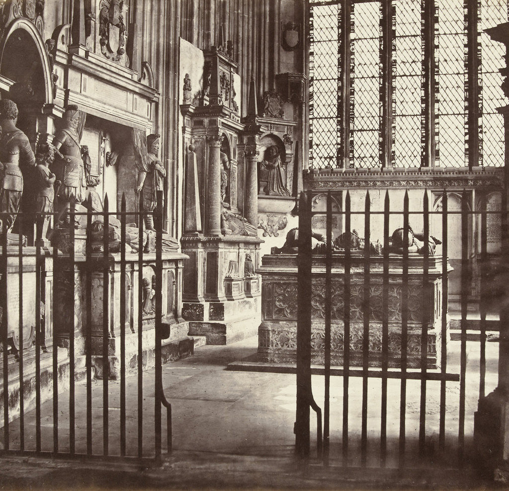 Detail of View of the Warrior's Chapel 'in Canterbury Cathedral by G. Austin