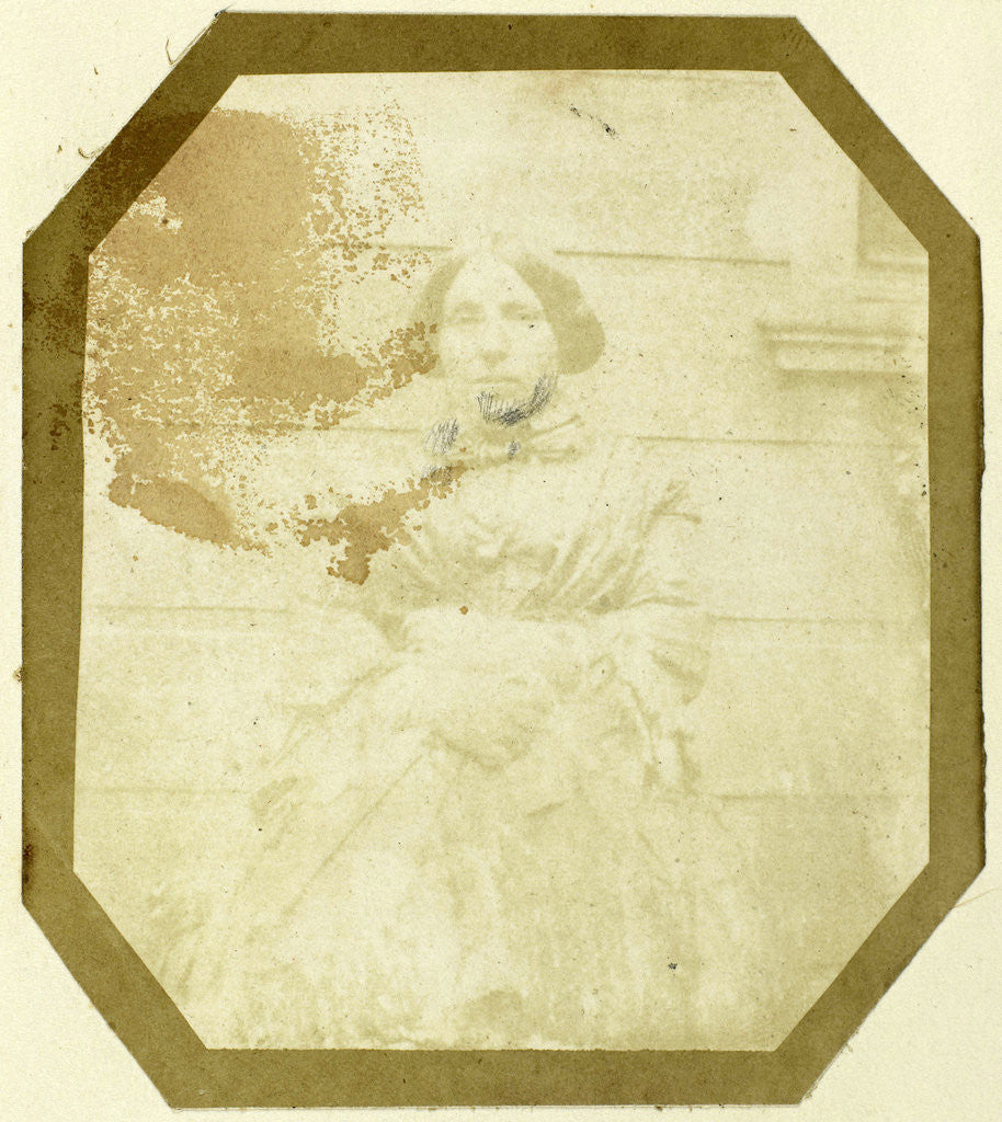 Detail of Portrait of a woman by Eduard Isaac Asser