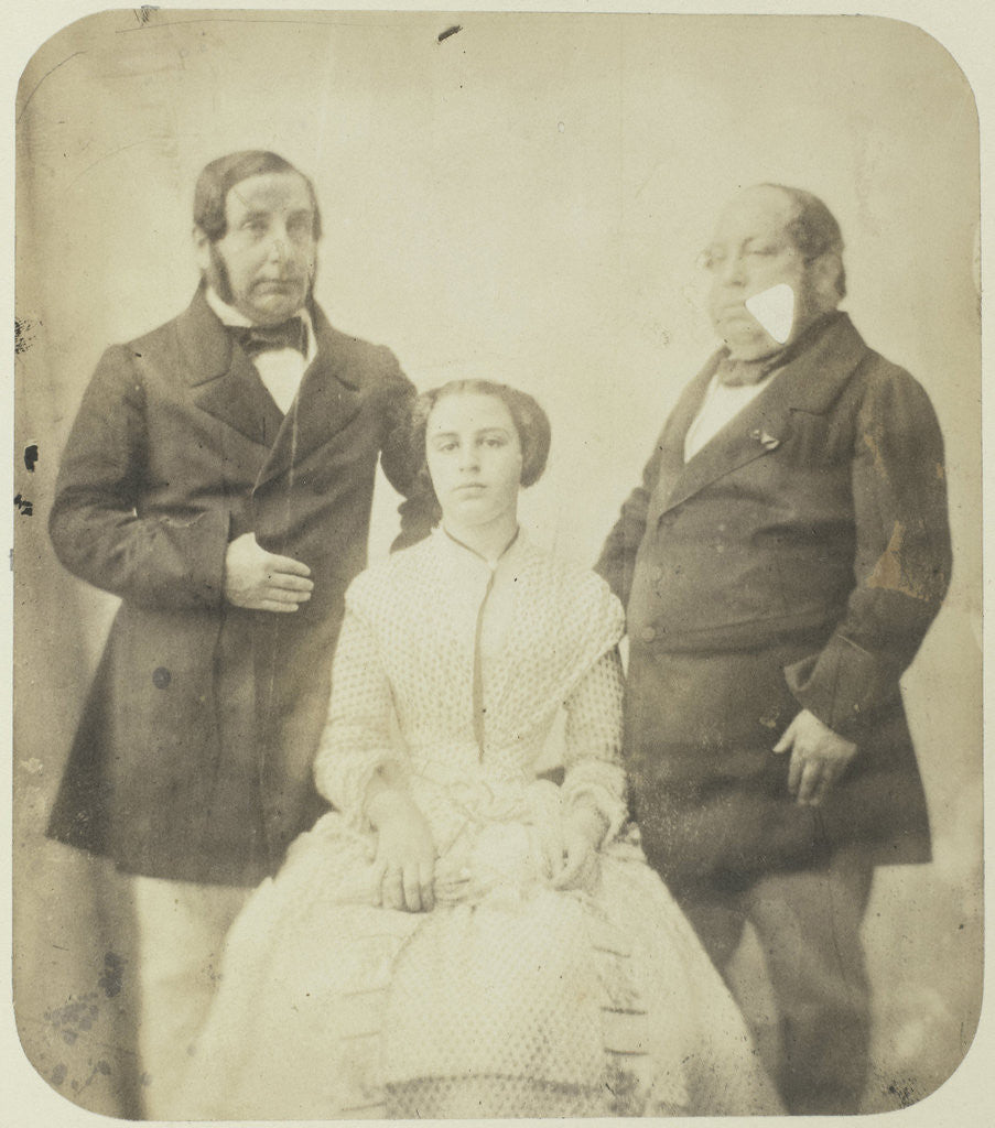 Detail of Portrait of Oppenheim, family of the photographer by Eduard Isaac Asser