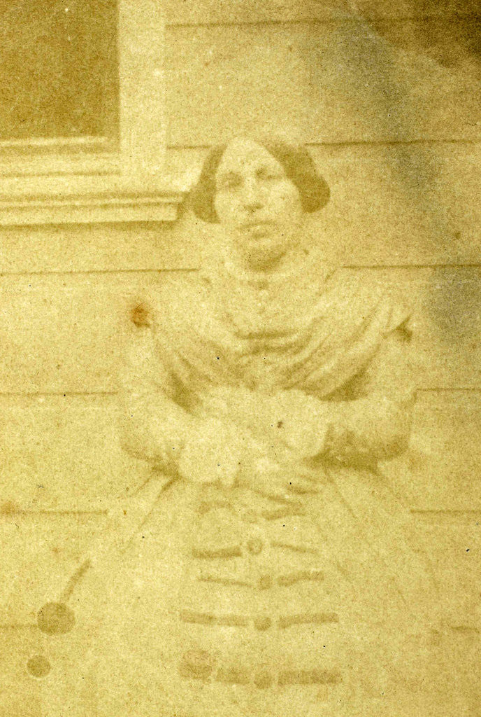 Detail of Portrait of a woman by Eduard Isaac Asser