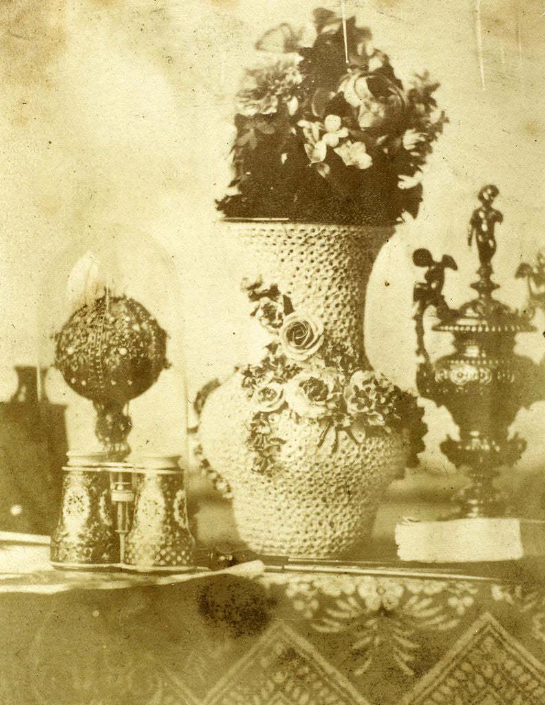 Detail of Still life with various attributes by Eduard Isaac Asser