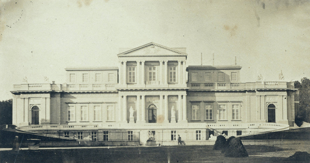 Detail of View pavilion Welgelegen in Haarlem by Eduard Isaac Asser