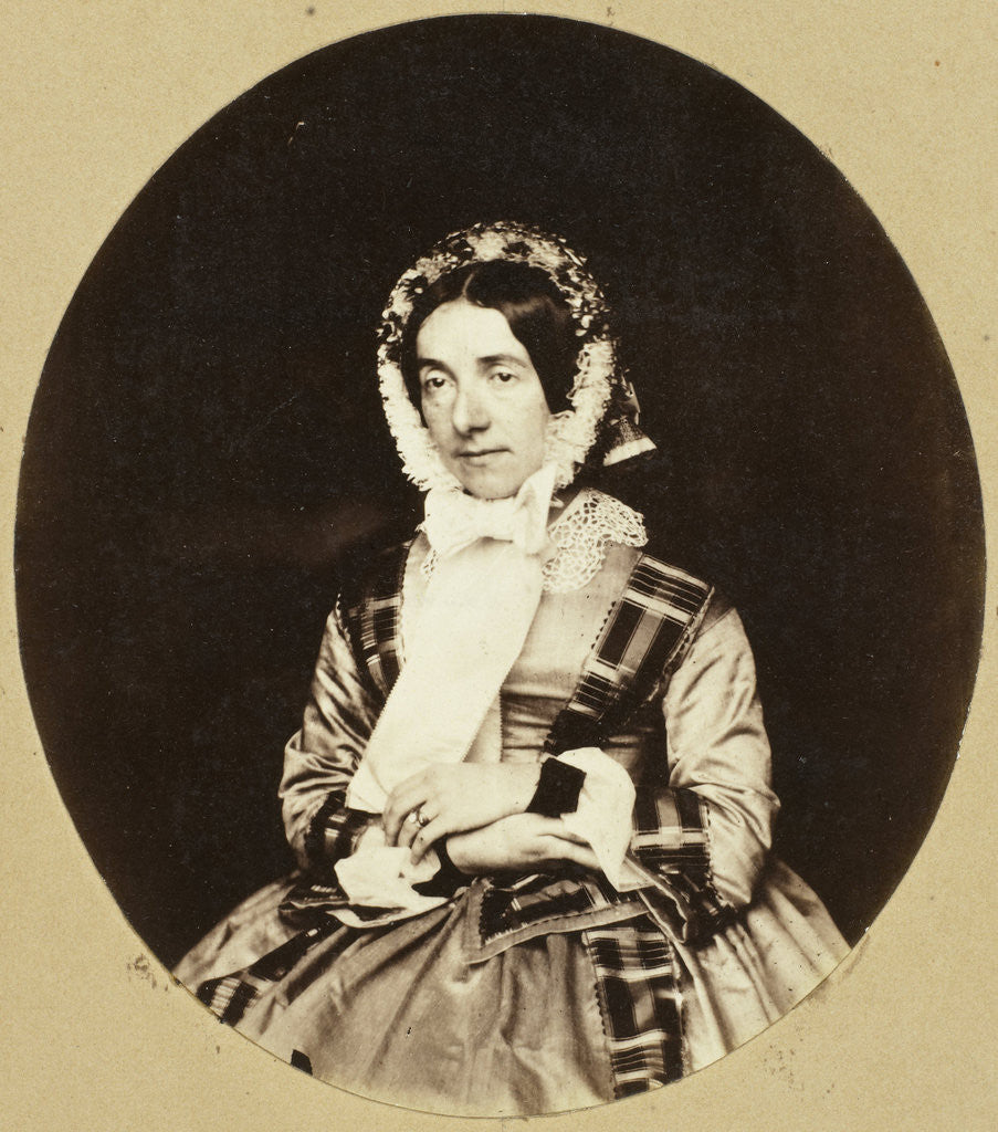 Detail of Portrait of Elisa Beer-Oppenheim by Eduard Isaac Asser