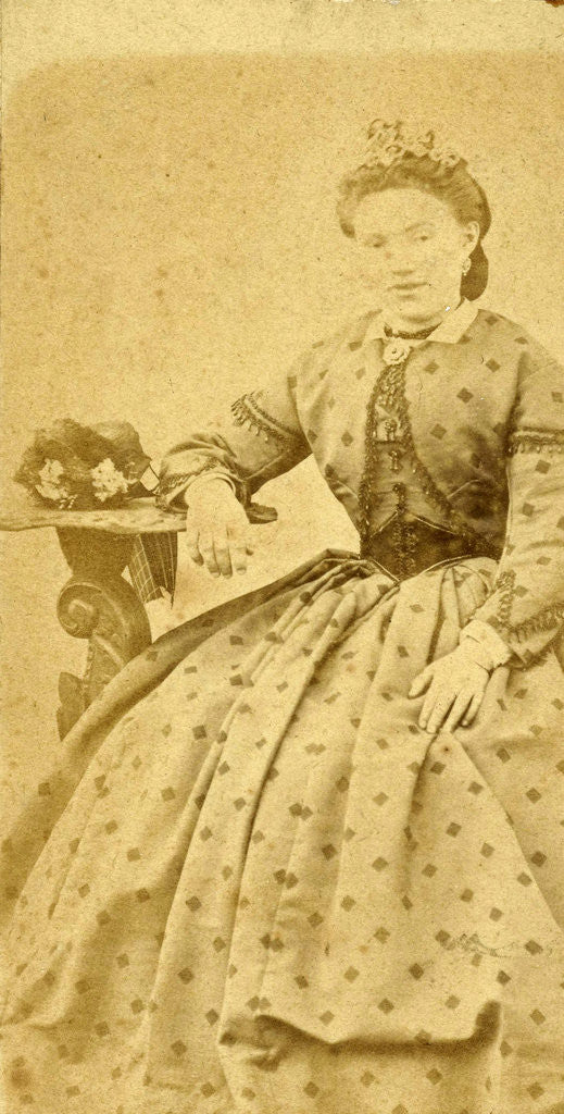 Detail of Portrait of a woman by Standaert Frères