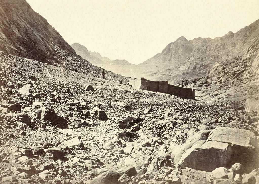 Detail of Sinai Monastery on Mount Horeb by Anonymous