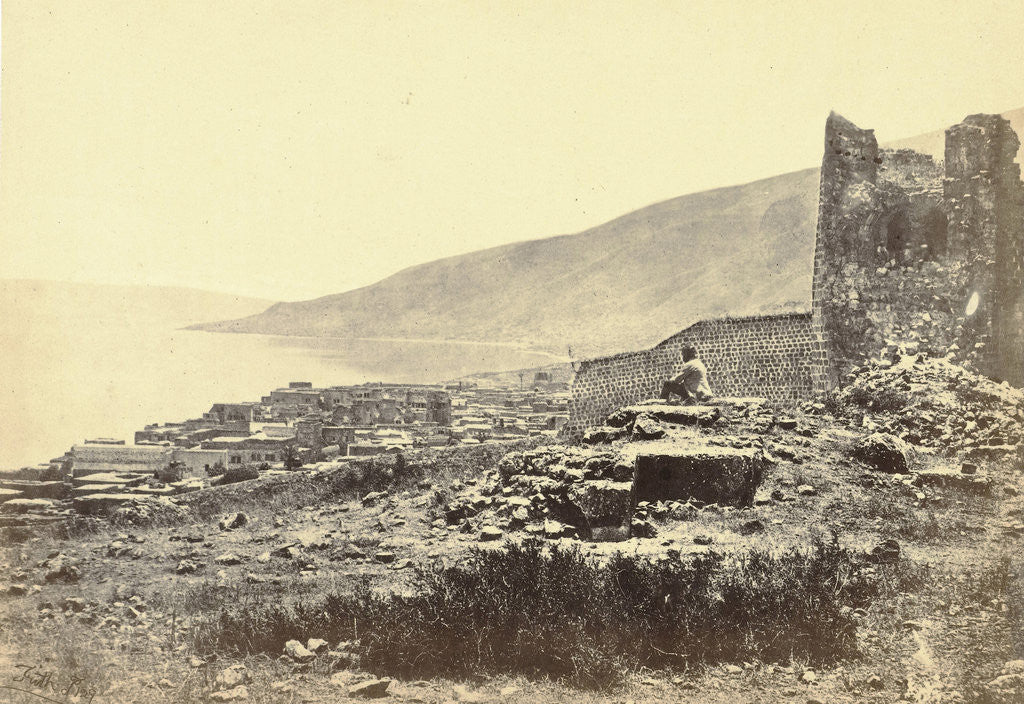 Detail of View Tiberias, 1856 - 1857 by Anonymous