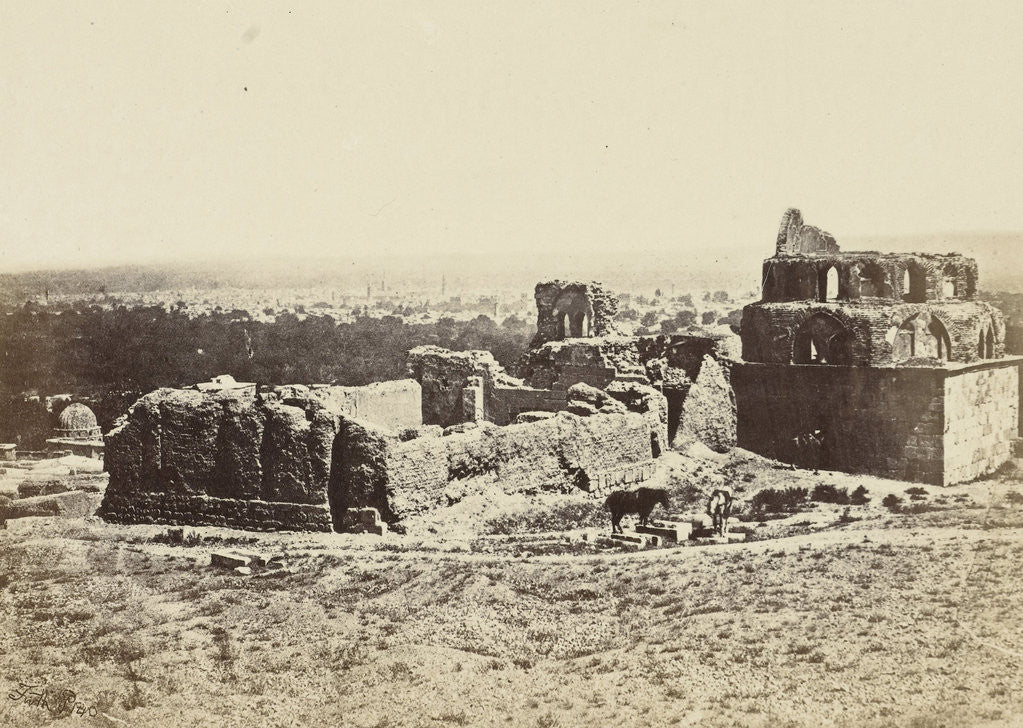 Detail of Distant View of Damascus Syria by Anonymous