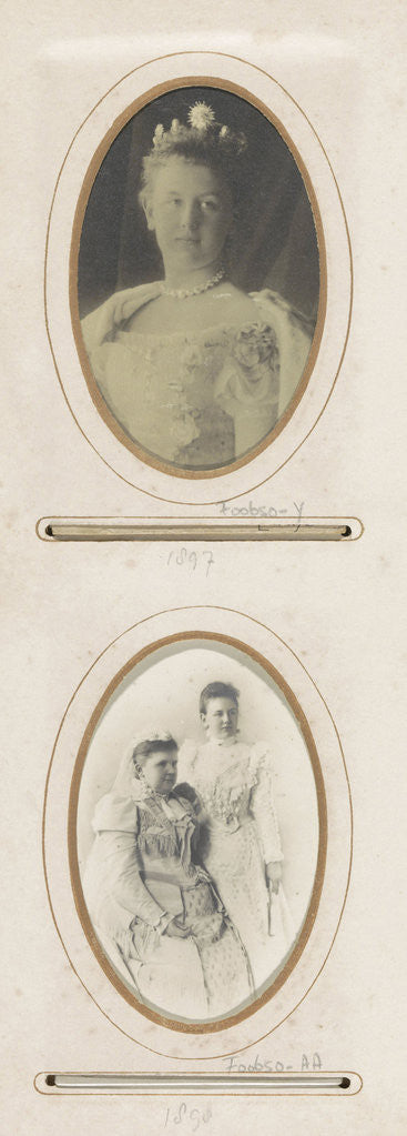 Detail of Queen Wilhelmina, Wegner & Mottu, Louis Wegner by Pierre Alexis Mottu