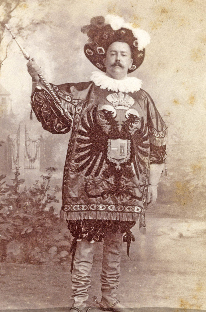 Detail of J Feather by Anton F. van der Stok