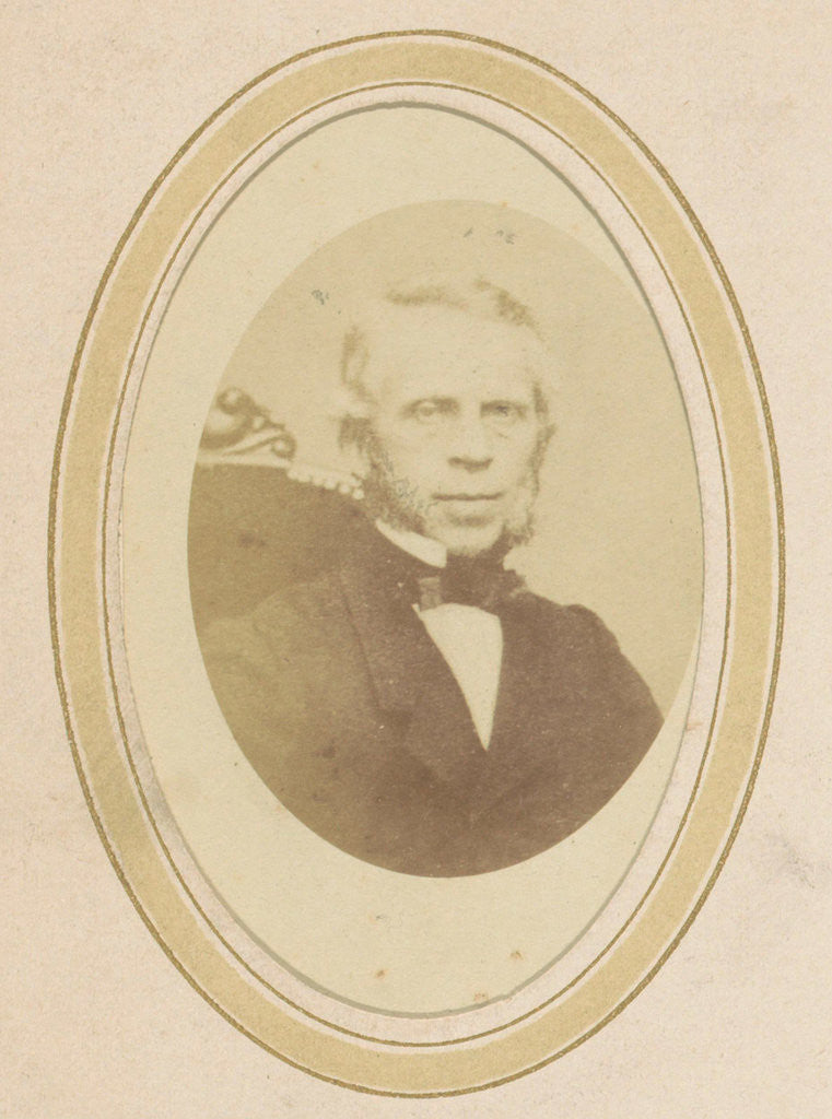 Detail of Portrait of a man with sideburns by Anonymous