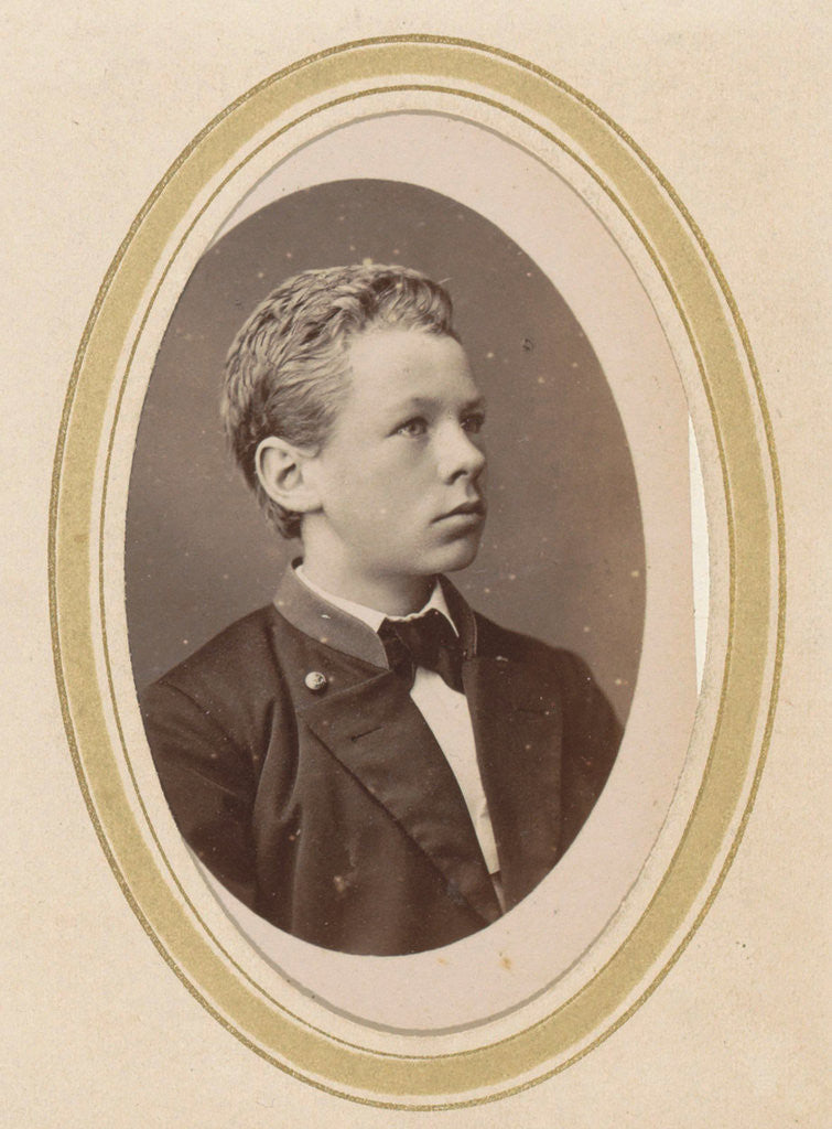 Detail of Portrait of a young man with a bow by Bernardus Bruining