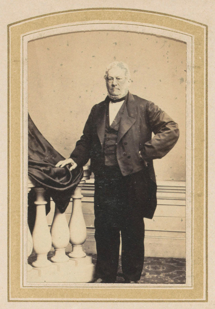 Detail of Portrait of a man with a jacket by A. Böeseken