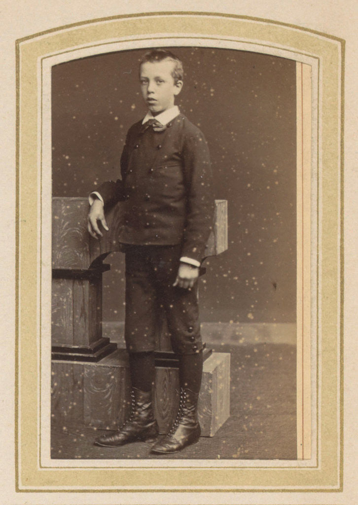 Detail of Portrait of Esquire Aneas Mackay with lace-up boots and breeches by Willem Carel Heijenberg
