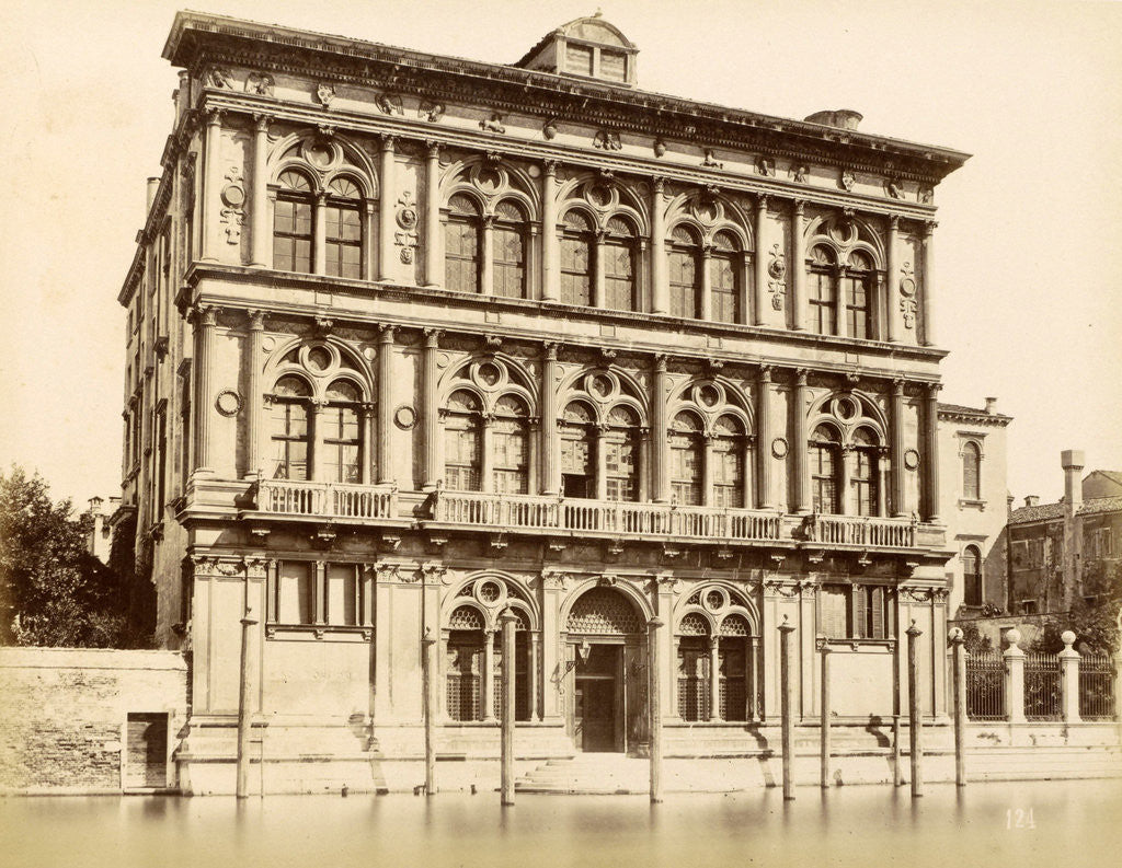 Detail of Topographical album of Venice in 1881, Italy by Carlo Ponti