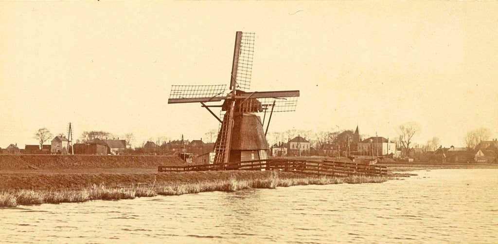 Detail of Windmill, seen from the water by Anonymous