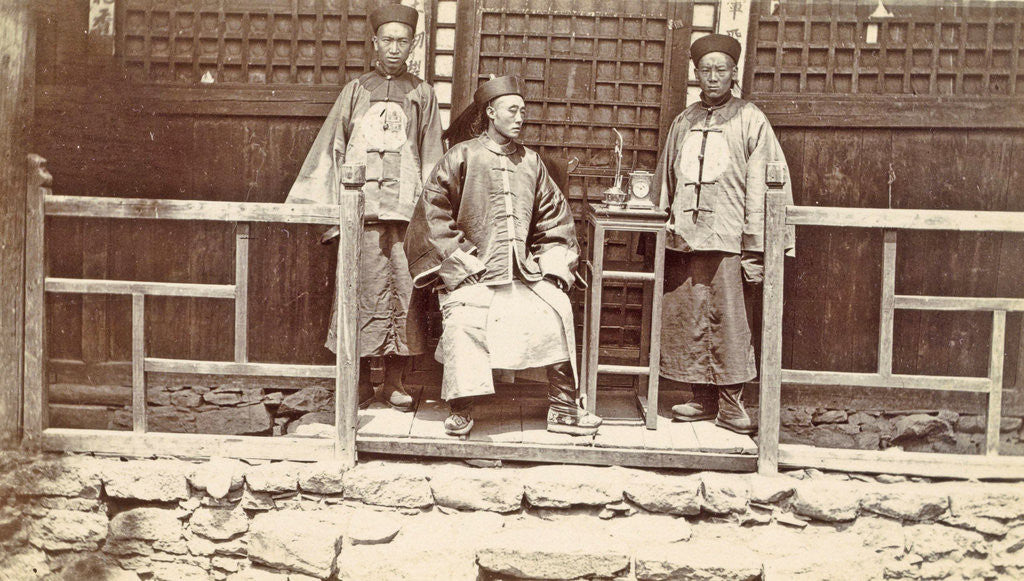 Detail of Chinese officials for a home in Tibet by D.T. Dalton