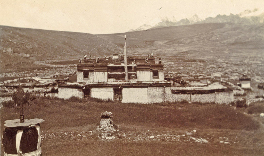 Detail of Exterior of a second British telegraph station in Juna at 427 meters by D.T. Dalton