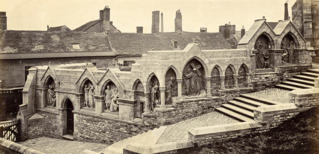 Detail of English family album with pictures of people, traveling, cricket and artwork by Anonymous