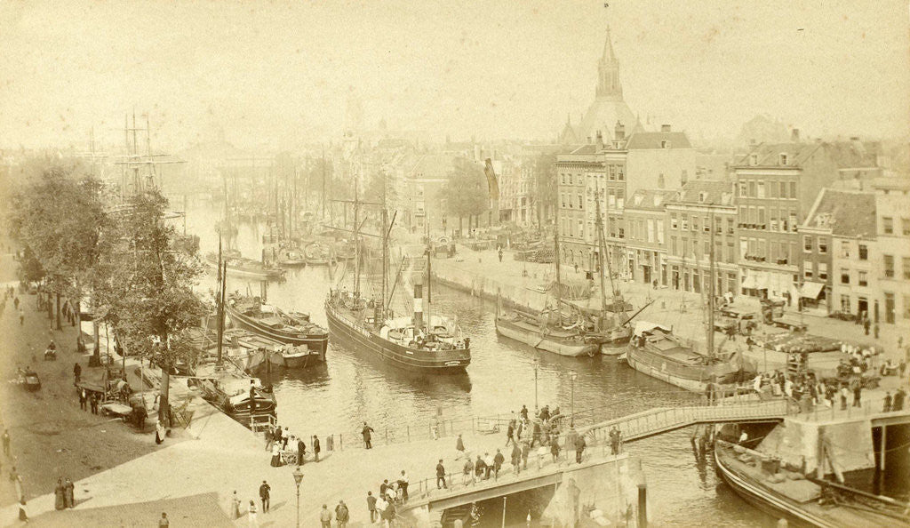 Detail of Rotterdam, Leuvehaven by Anonymous