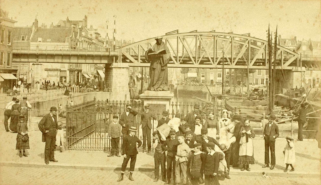 Detail of Rotterdam, Grote Markt by Anonymous