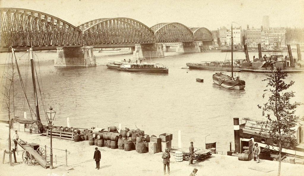 Detail of Rotterdam, Railway Bridge by Anonymous
