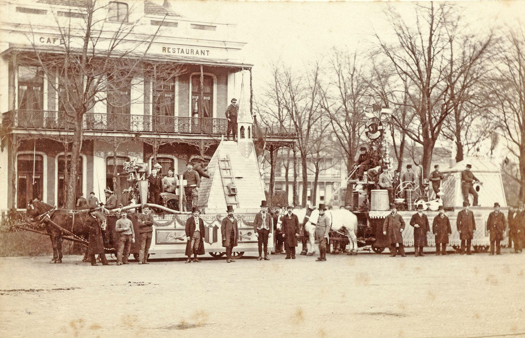 Detail of Procession independence celebrations by Anonymous