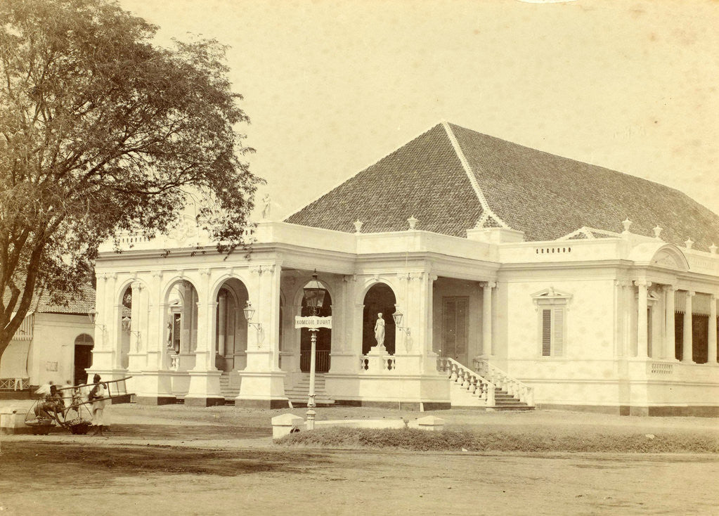 Detail of Exterior of Comedy Building in Batavia, Indonesia by Anonymous