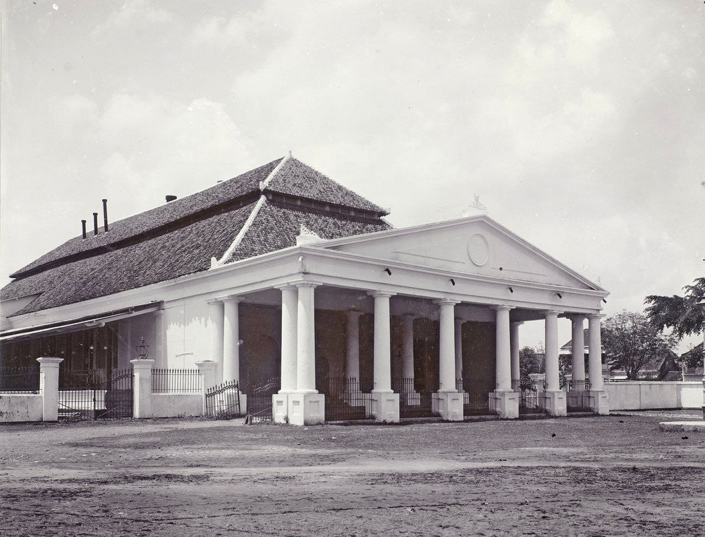 Detail of Exterior of the Comedie Building Surabaya, Indonesia by Anonymous