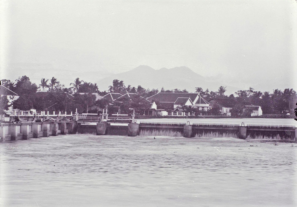 Detail of View the Goebengsluis in Surabaya, Indonesia by Anonymous