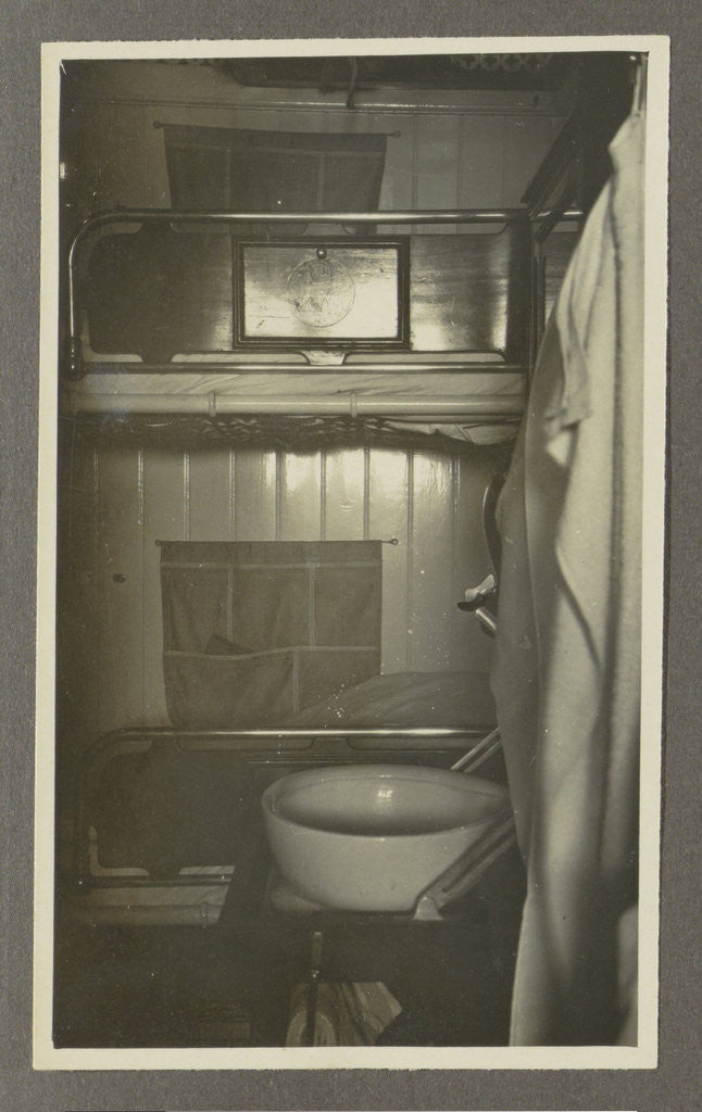 Detail of Interior of a ship's cabin by Anonymous