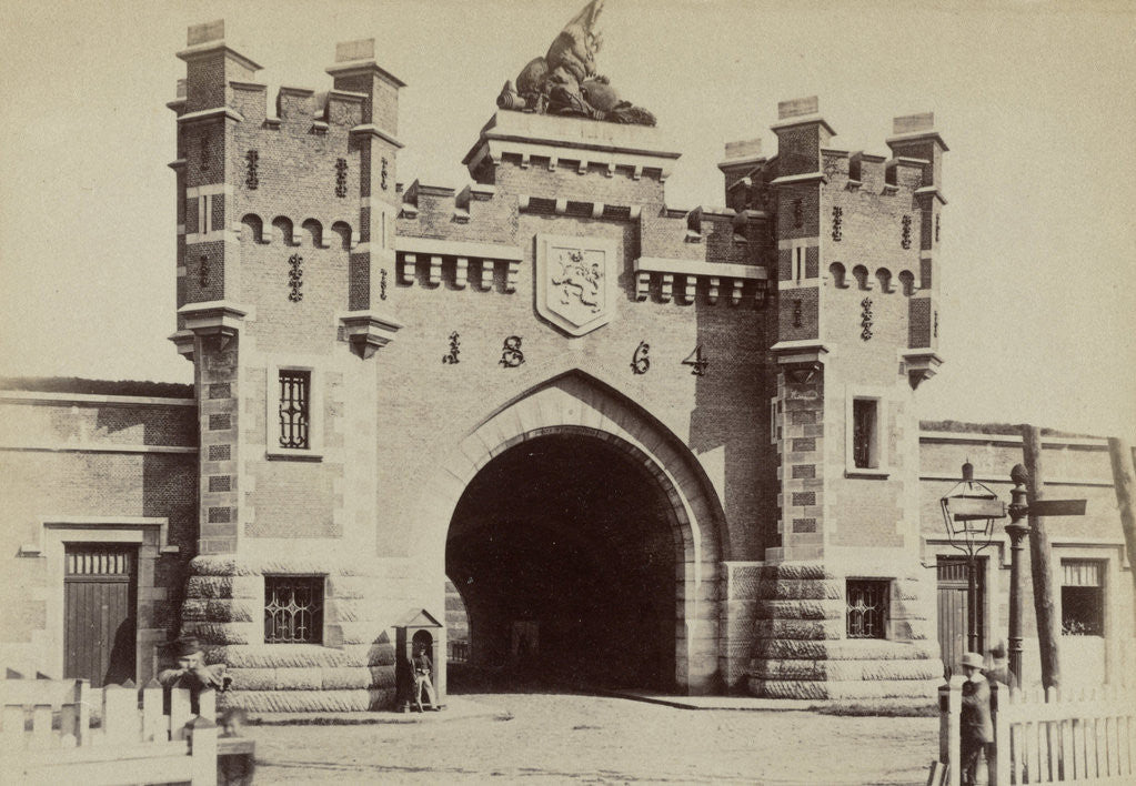 Detail of Antwerp - Porte des Fortifications by Anonymous