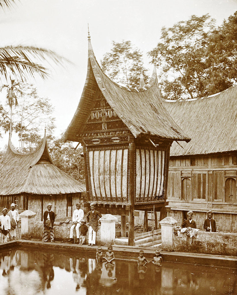 Detail of Batipoeh, Indonesia by Christiaan Benjamin Nieuwenhuis