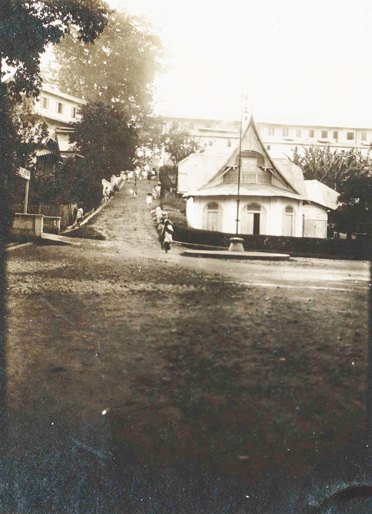 Detail of Sumatra indonesia village at Fort de Cock by Anonymous