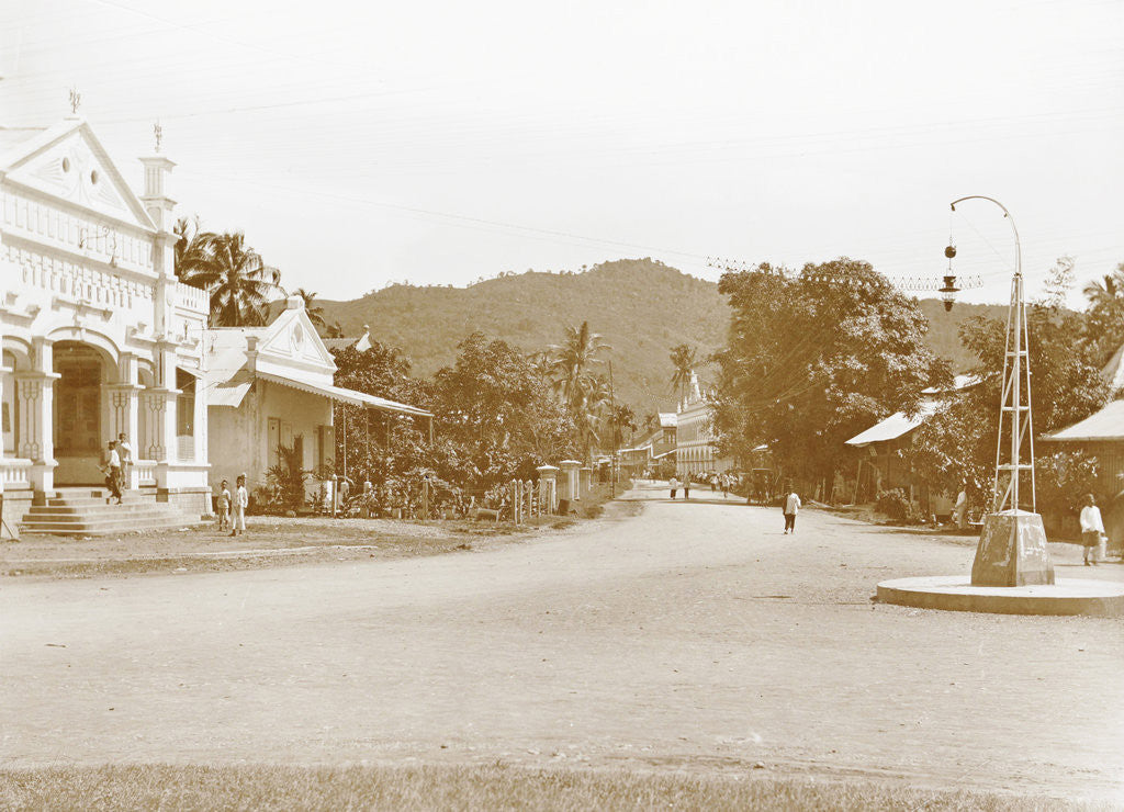 Detail of Padang entrance Chinese Quarter by Christiaan Benjamin Nieuwenhuis